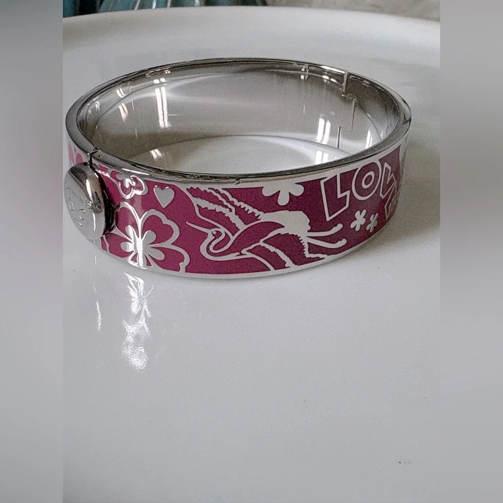 NWOT -Johnny Was LOVE Hinged Bracelet - M/L - Picture 5 of 10